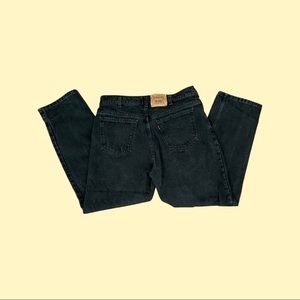 Vintage Orange Tab Black Levis